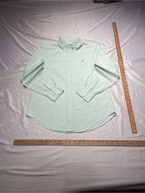 Ralph Lauren Light Mint Button-Down Oxford Shirt - Men's